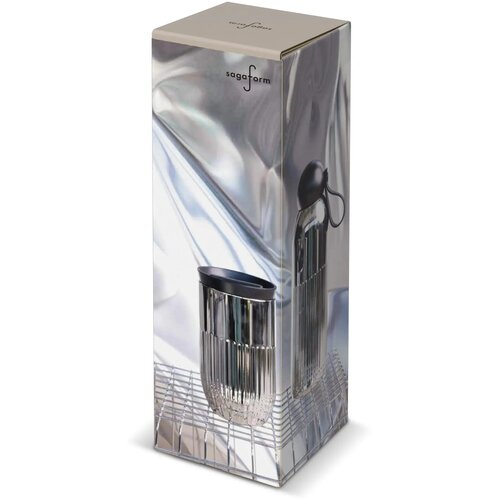 Sagaform Tekla stalen fles chroom (gerecycled) 500 ml chroom 500 ml