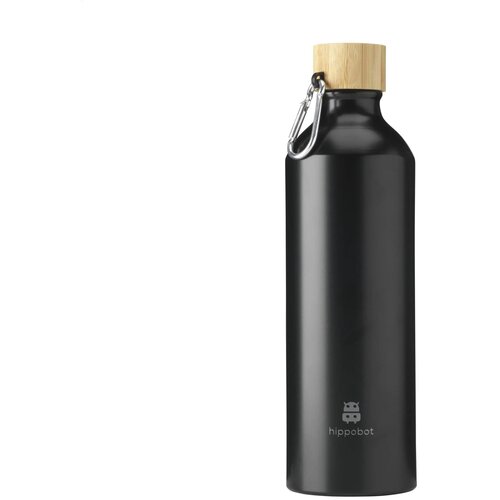 Steelbamboo Rcs Recycled Steel 750 Ml Waterfles Zwart 750 ml