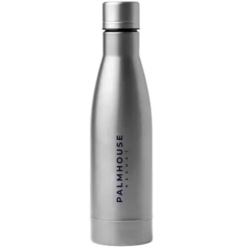 FANCY dubbelwandige thermosfles zilver 500 ml