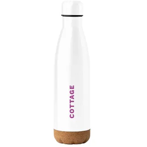 KALE dubbelwandige fles wit 520 ml