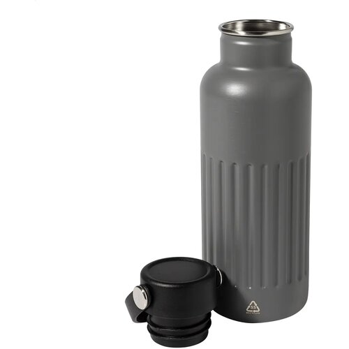 Streaky Go Geïsoleerde Fles Donker Grijs 500 ml