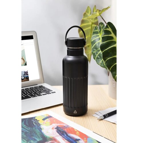 Streaky Go Geïsoleerde Fles Zwart 500 ml