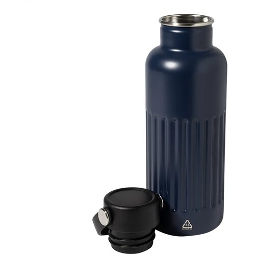 Streaky Go Geïsoleerde Fles Donker Blauw 500 ml