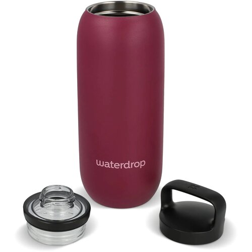 Waterdrop All-Purpose thermosfles met drinktuit dop Bordeaux 600 ml