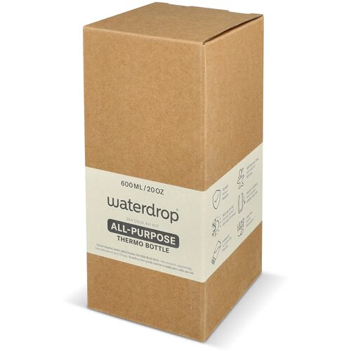 Waterdrop All-Purpose thermosfles met drinktuit dop Bordeaux 600 ml