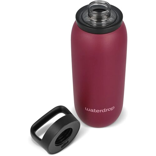 Waterdrop All-Purpose thermosfles met drinktuit dop Bordeaux 600 ml