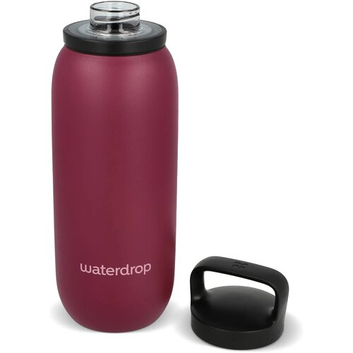 Waterdrop All-Purpose thermosfles met drinktuit dop Bordeaux 600 ml