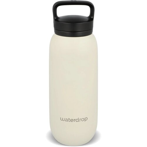 Waterdrop All-Purpose thermosfles met drinktuit dop Beige 600 ml