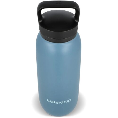 Waterdrop All-Purpose thermosfles met drinktuit dop Grijs/Blauw 600 ml