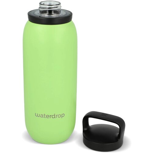 Waterdrop All-Purpose thermosfles met drinktuit dop Lichtgroen 600 ml