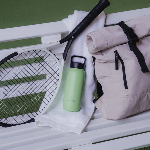 Waterdrop All-Purpose thermosfles met drinktuit dop Lichtgroen 600 ml