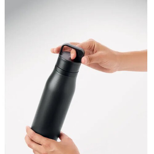 Dubbelwandige fles Empire Zwart 500 ml
