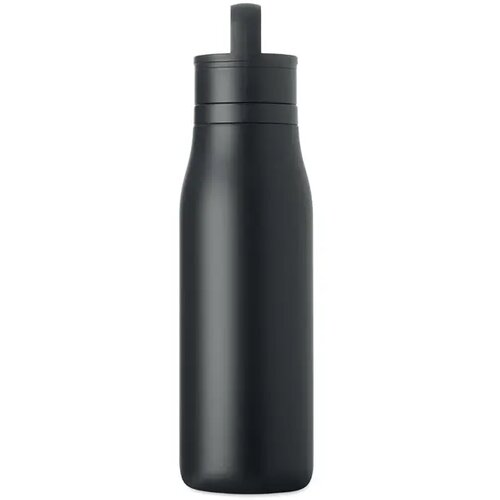 Dubbelwandige fles Empire Zwart 500 ml