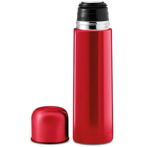 Dubbelwandige thermosfles met drinkdop 500 ml Rood