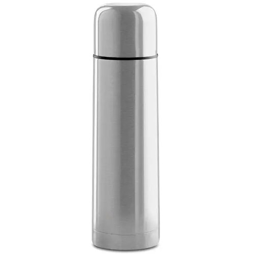 Dubbelwandige thermosfles met drinkdop 500 ml Zilver