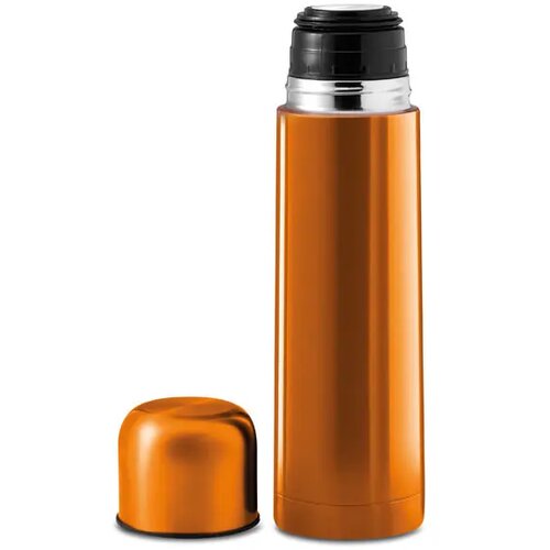 Dubbelwandige thermosfles met drinkdop 500 ml Oranje