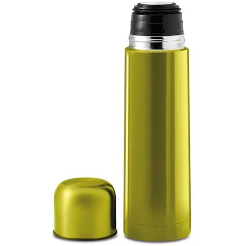 Dubbelwandige thermosfles met drinkdop 500 ml Limoengroen