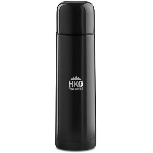 Dubbelwandige thermosfles met drinkdop 500 ml Zwart