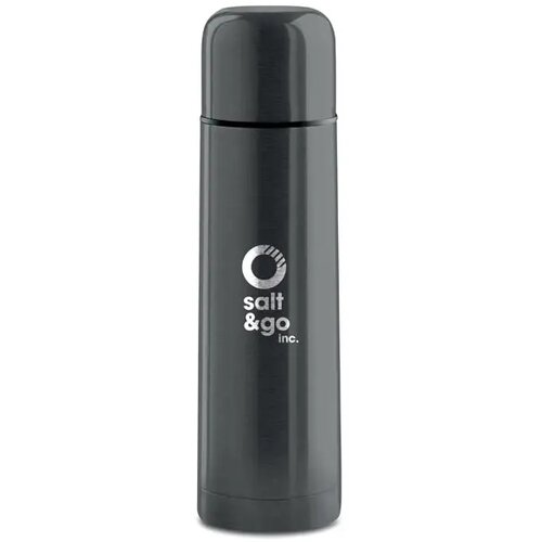 Dubbelwandige thermosfles met drinkdop 500 ml Titanium