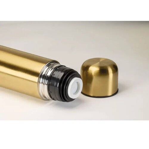 Dubbelwandige thermosfles met drinkdop 500 ml Goud