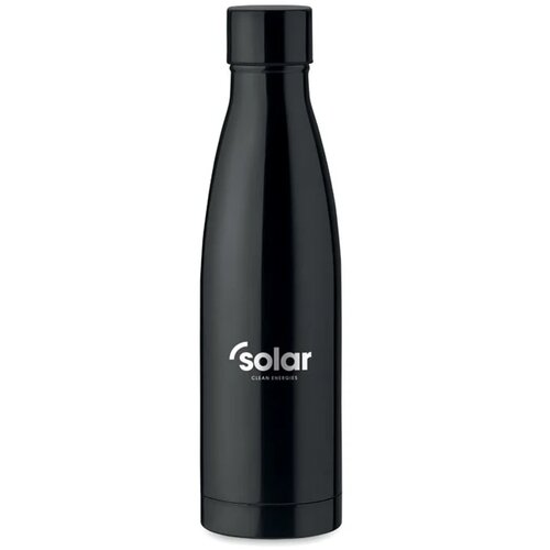 Koper geïsoleerde thermosfles 500 ml Zwart 500 ml