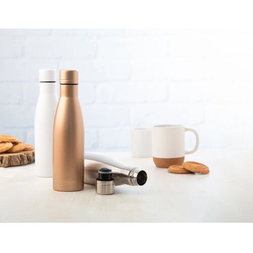 Koper geïsoleerde thermosfles 500 ml Goud 500 ml