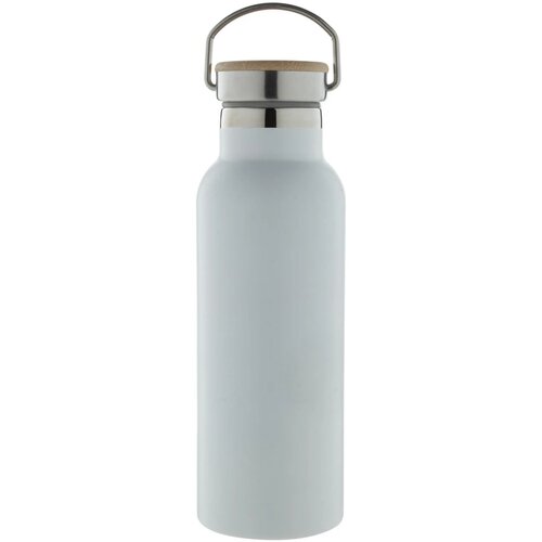 Thermosfles met bamboe deksel 500 ml Wit 500 ml