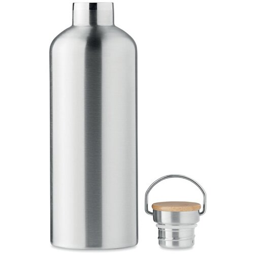 Grote thermosfles met handvat 1500 ml Zilver 1500 ml