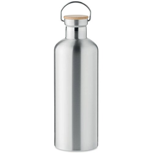 Grote thermosfles met handvat 1500 ml Zilver 1500 ml