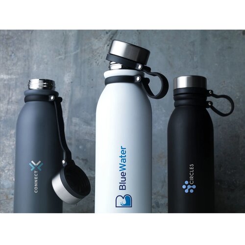 RVS thermosfles Yukon 600 ml Zwart 600 ml