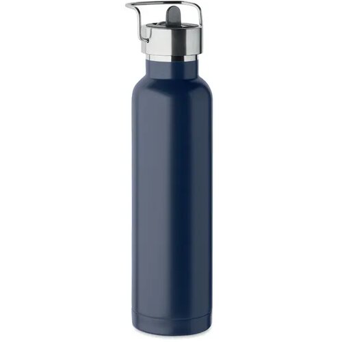 Dubbelwandige isoleerfles met rietje 660 ml Kobaltblauw