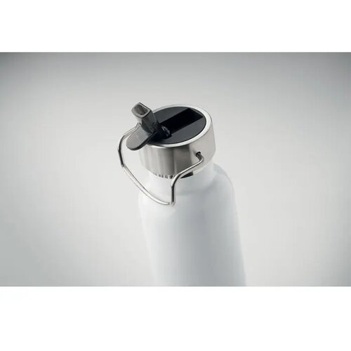 Dubbelwandige isoleerfles met rietje 660 ml Wit