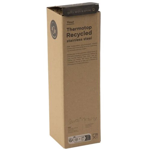 Rcs Recycled Steel Thermosfles met beker 500 ml Zilver 500 ml