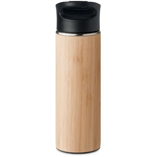 Dubbelwandige isoleerfles met theefilter Bruin 450 ml