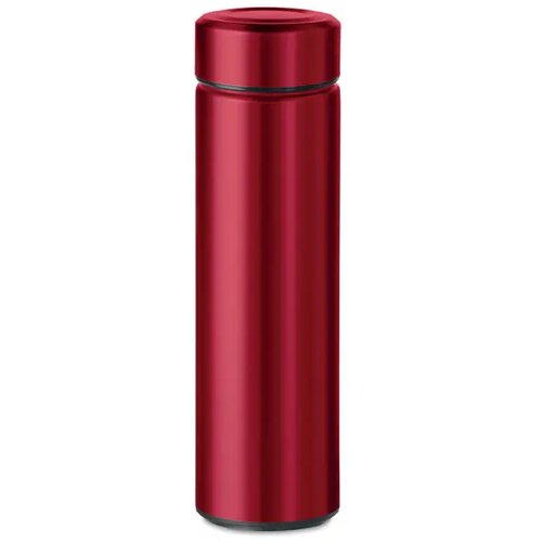 RVS thermosfles met theefilter Rood 425 ml