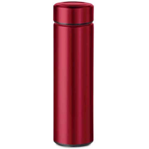 RVS thermosfles met theefilter 425 ml Rood 425 ml