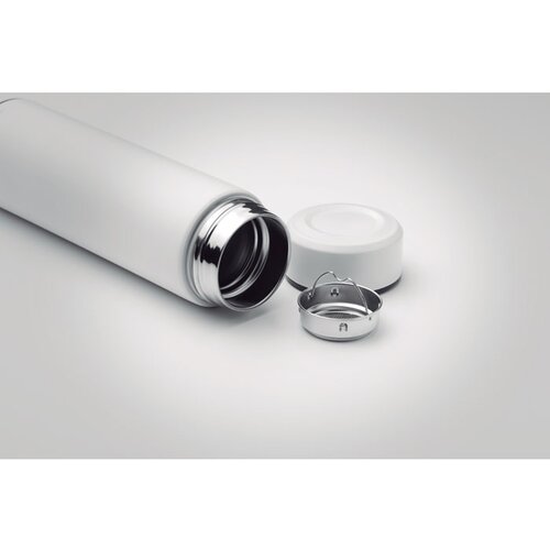 RVS thermosfles met theefilter 425 ml Wit 425 ml