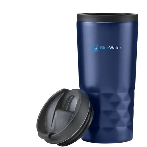 Thermosbeker met 3D-graphic