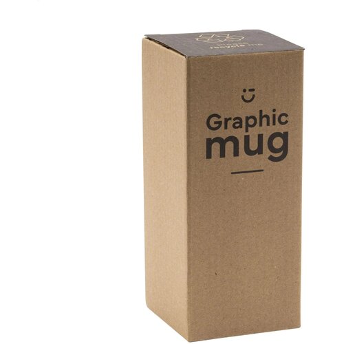 Thermosbeker met 3D-graphic