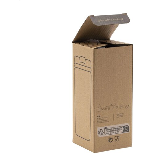 Thermosbeker met 3D-graphic