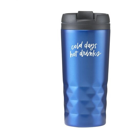 Thermosbeker met 3D-graphic 300 ml Blauw 300 ml