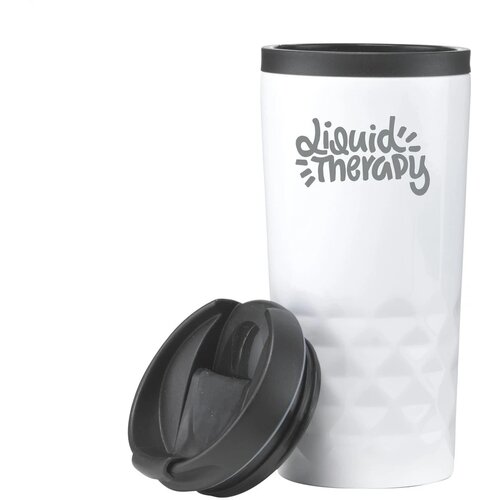 Thermosbeker met 3D-graphic 300 ml Wit 300 ml