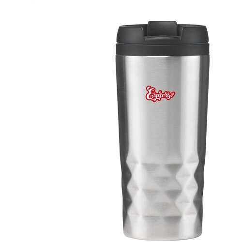 Thermosbeker met 3D-graphic 300 ml Zilver