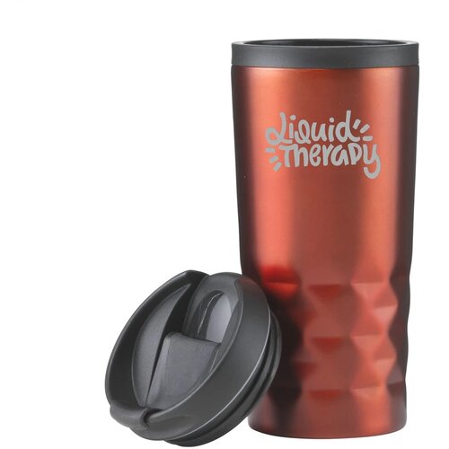 Thermosbeker met 3D-graphic 300 ml Rood 300 ml