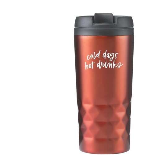 Thermosbeker met 3D-graphic 300 ml Rood 300 ml