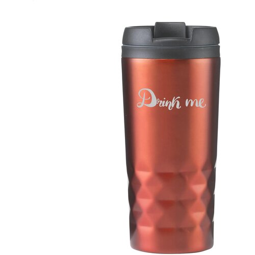 Thermosbeker met 3D-graphic 300 ml Rood