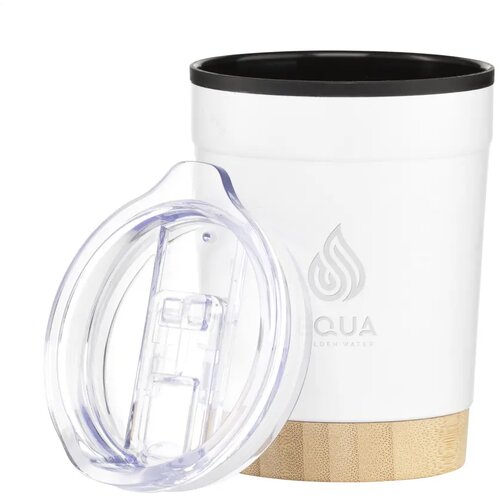 Kobe Bamboo Rcs Recycled Steel Thermosbeker 350 ml Wit 350 ml