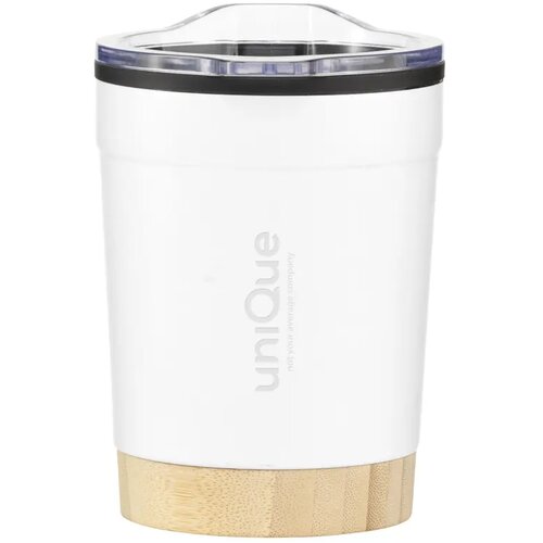 Kobe Bamboo Rcs Recycled Steel Thermosbeker 350 ml Wit 350 ml