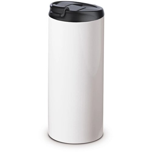 Dubbelwandige thermosbeker Wit 350 ml