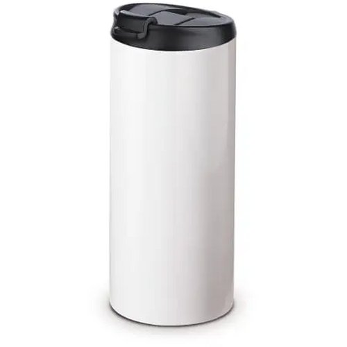 Dubbelwandige thermosbeker Wit 350 ml